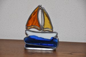 glas in randlood, glasatelier Vetro Colorato, Neerbeek
