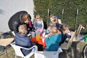 Uniek kinderfeestje, Glasatelier Vetro Colorato, PAUZE, geert hochstenbach, neerbeek, limburg, glasbewerken, workshop