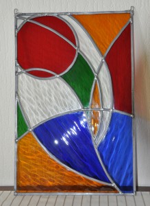 workshop glas bewerken gevorderdencursus, Glasatelier Vetro Colorato, neerbeek, limburg, eindwerkstuk, leven