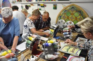 familie uitje, bedrijfsuitje, g;asatelier vetro colorato, neerbeek zuid limburg