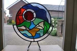 cursus glas in lood, vetro colorato glasatelier, neerbeek, zuid limburg